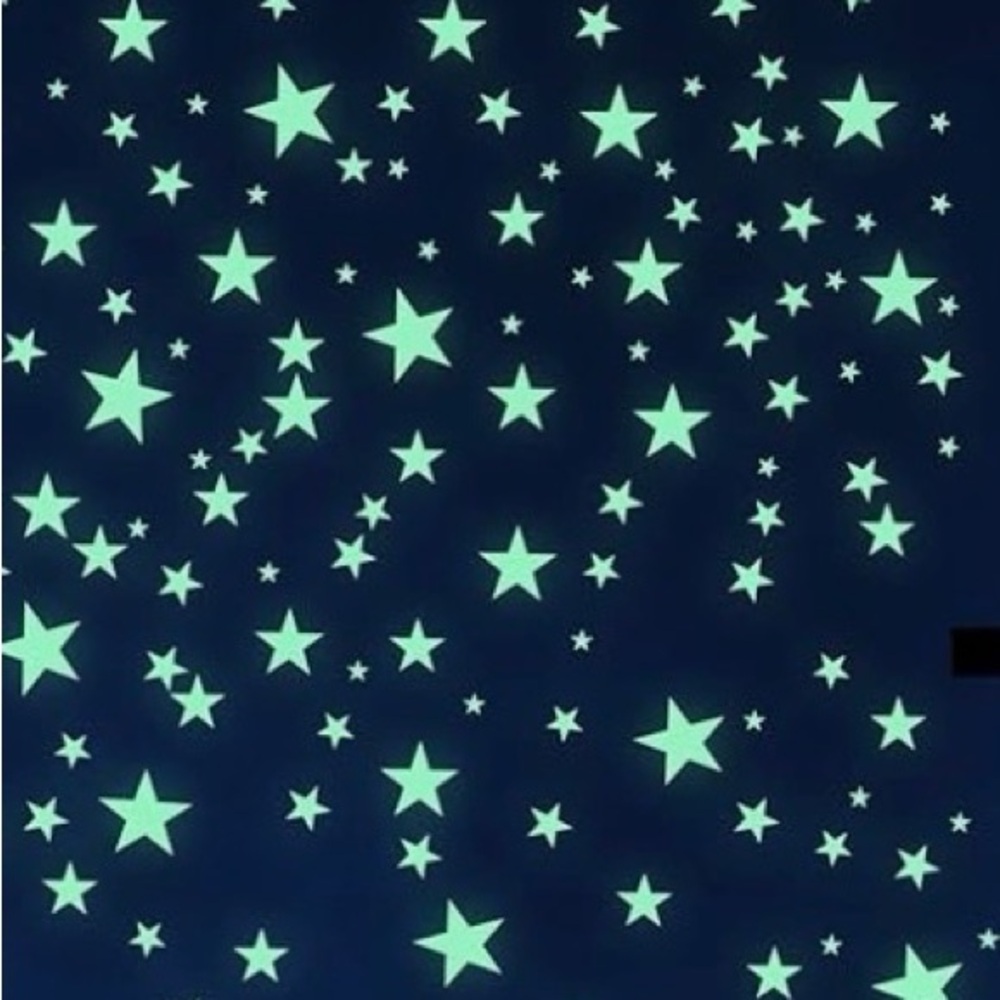 Glow in the Dark Star Wall Decals